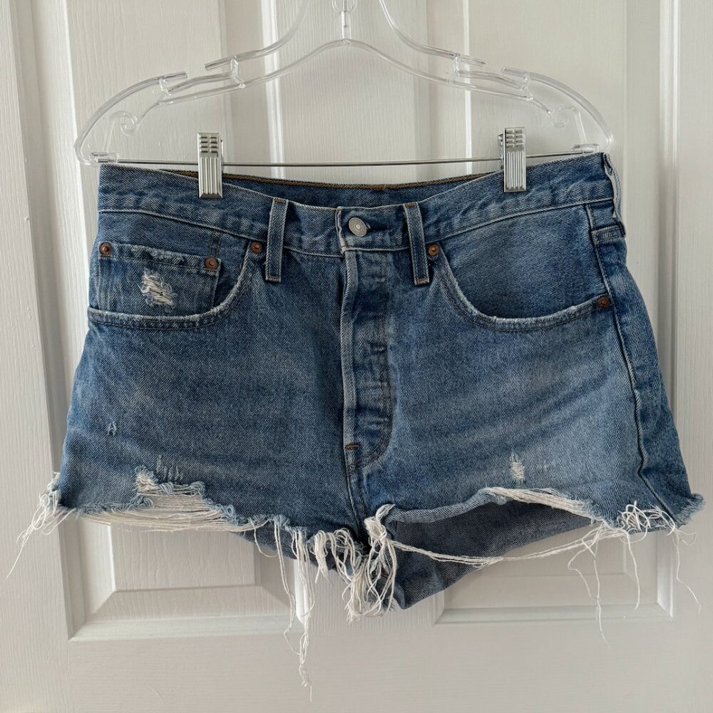 Levi's High Rise Jean Shorts